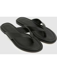 schuh - Thailand Leather Toe Post Sandals - Lyst