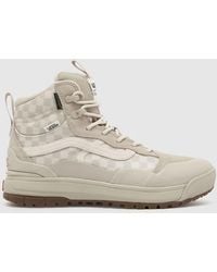 Vans - Ultrarange Exo Hi Mte-2 Trainers In White & Beige - Lyst