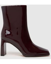 schuh - Becca Ladies Square Toe Heeled Boots - Lyst