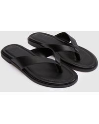 schuh - Thailand Leather Toe Post Sandals - Lyst