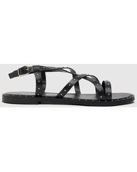 Schuh - Tadlow Studded Flat Sandals - Lyst