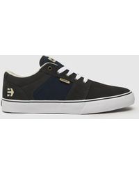 Etnies - Barge Ls Trainers In Navy & Grey - Lyst