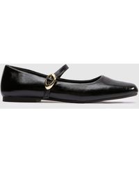 schuh - Lucille Mary Jane Ballerina Flats - Lyst
