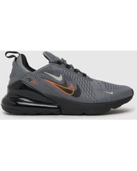 Nike - Air Max 270 Trainers In Grey & Black - Lyst