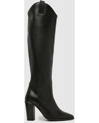 schuh - Doreen Leather Western Boots - Lyst