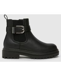 schuh - Amari Chunky Buckle Boots - Lyst