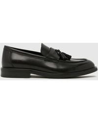 schuh - Rugby Leather Tassel Loafer Shoes - Lyst