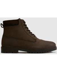 schuh - Giles Leather Boots - Lyst