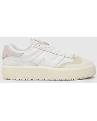 New Balance - 302 Trainers In White & Pink - Lyst