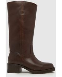schuh - Damari Leather Pull On Boots - Lyst