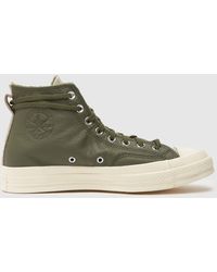 khaki chuck 70 counter climate trainers