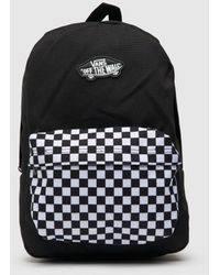 Vans - Black & White New Skool Backpack - Lyst