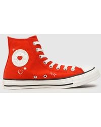 Converse - All Star Hi Y2k Hearts Trainers In - Lyst