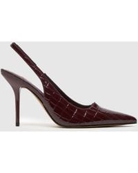 schuh - Sade Heeled Slingback Court High Heels - Lyst