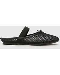 schuh - Linnet Backless Mesh Ballerina Flats - Lyst