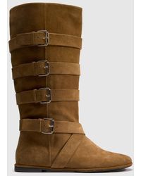 schuh - Dorsten Suede Pirate Boots - Lyst