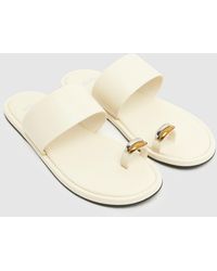 schuh - Thyme Metal Toe Loop Sandals - Lyst