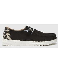 HeyDude - Wendy Leopard Trainers In - Lyst