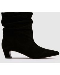 schuh - Bluebell Suede Slouch Boots - Lyst