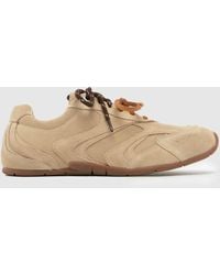 schuh - Mindy Suede Lace Up Trainers - Lyst