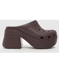 Crocs™ - Siren Heeled Clog Sandals In - Lyst