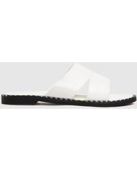 Schuh - Topaz Croc Studded Mule Sandals In - Lyst