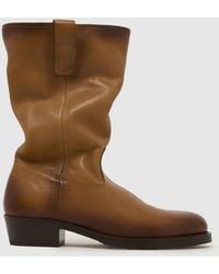 schuh - Dublin Leather Slouch Boots - Lyst