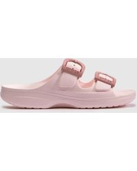Crocs™ - Saturday Enamel Buckle Sandals - Lyst
