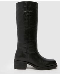 Schuh - Damari Leather Pull On Boots In - Lyst