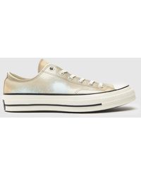 Converse - Chuck 70 Ox Spray Paint Trainers In White & Beige - Lyst