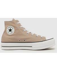 Converse - All Star Lift Hi Trainers In - Lyst