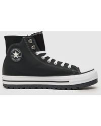 Converse - All Star City Trek Trainers In Black & White - Lyst