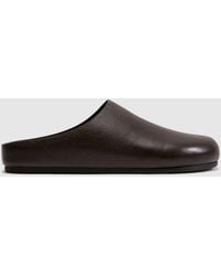 schuh - Libra Leather Mule Flats - Lyst