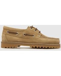 schuh - Lovington Suede Boat Flats - Lyst