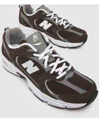 New Balance - 530 Trainers In Brown & White - Lyst