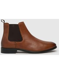 Schuh - Dominic Leather Chelsea Boots In - Lyst