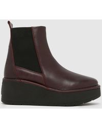 Fly London - Hagu Platform Chelsea Boots - Lyst