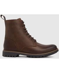 Schuh Carter Lace Up Boots - Brown