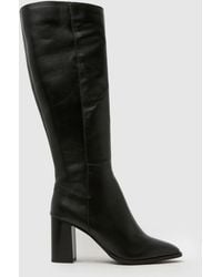 schuh - Dami Leather Knee Boots - Lyst