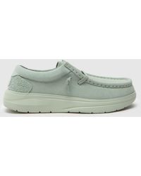 HEYDUDE - Wendy Comf Suede Trainers - Lyst