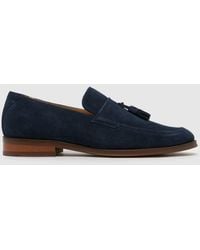 schuh - Ronen Suede Loafer Shoes - Lyst