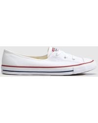 Converse - All Star Ballet Lace Slip On Trainers - Lyst