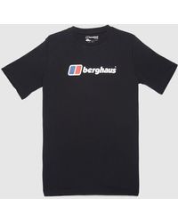 Berghaus Organic Big Logo T-shirt In - Black