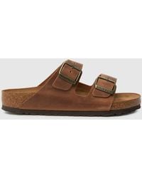 Birkenstock - Arizona Oiled Leather Sandals, Size: 3 (Eu 36) - Lyst