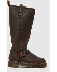 Dr. Martens - Dr Martens Anistone Biker Boots - Lyst