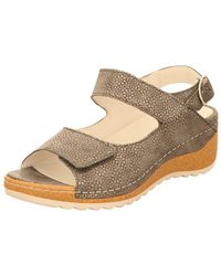 Waldläufer Komfort Sandalen - Grau