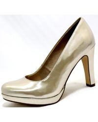 Tamaris Plateau-Pumps - Mettallic