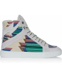 Zadig & Voltaire - Zadig Voltaire High Flash Folk Beads Schuhe - Lyst