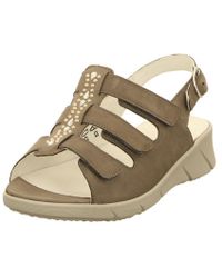 Waldläufer Komfort Sandalen - Grau