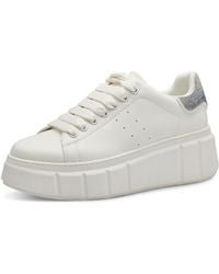 Tamaris - Damen Low Sneaker Low Top 1-23743-41 Weiß 171/ L - Lyst